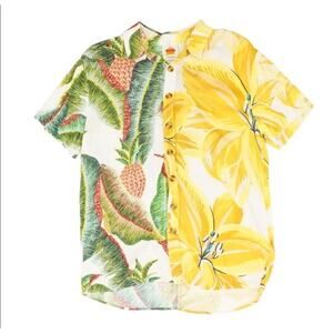 FARM Rio Tropical Short Sleeve Button-Front Shirt Men’s Small